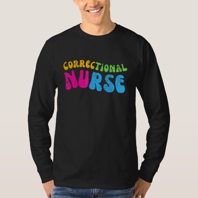 Correctional Nurse Work School  Team Squad  Women  T-Shirt (Vorderseite)