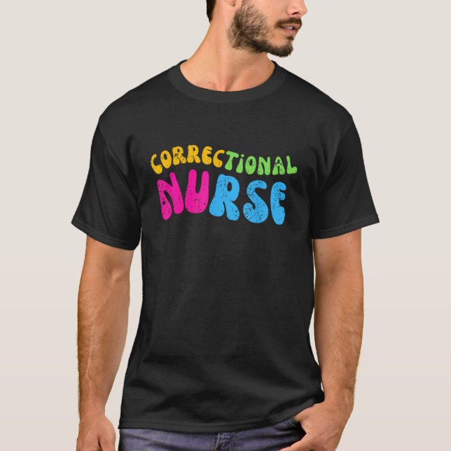 Correctional Nurse Work School  Team Squad  Women  T-Shirt (Vorderseite)