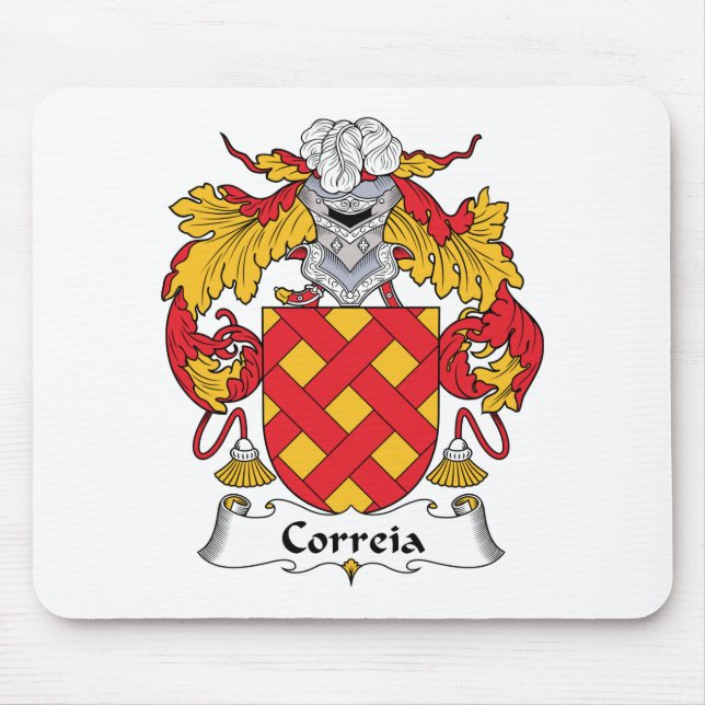 Correia Familienwappen Mousepad (Vorne)