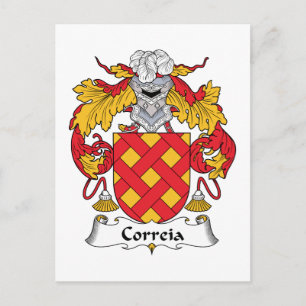 Correia Familienwappen Postkarte