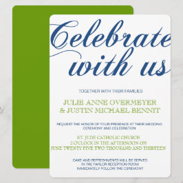 Corrin Calligrafy Wedding Einladung