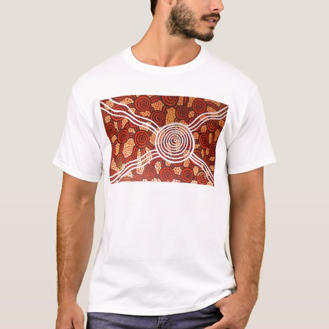 Corroboree II Aborigine Art T-Shirt (Vorderseite)