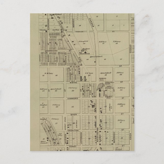 Corryville, Ohio Postkarte (Vorderseite)