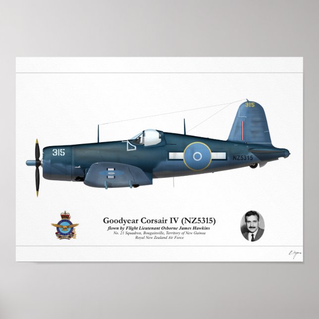 Corsair IV (Osborne Hawkins) Poster (Vorne)