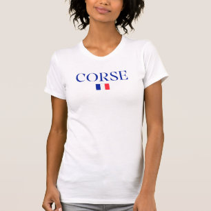 CORSE Flag Frankreich T-Shirt
