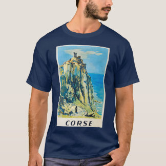 Corse Vintage Reiseposter T-Shirt