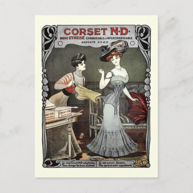 Corset N.D. -Postkarte Postkarte (Vorderseite)