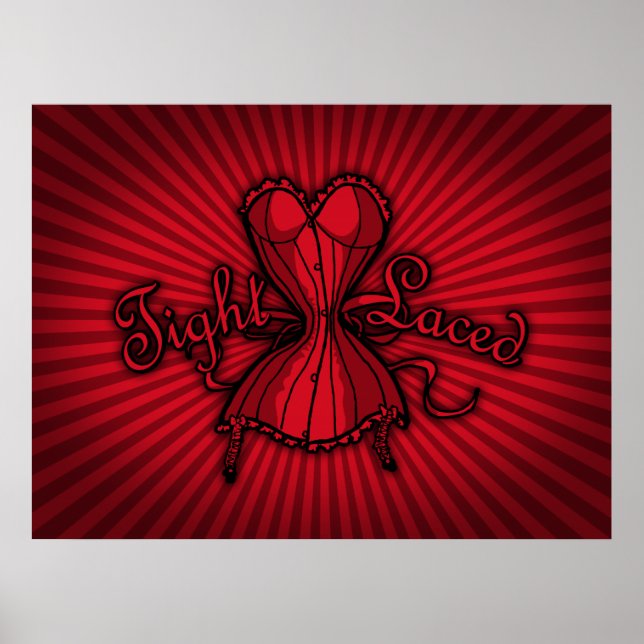 Corset Tight Laced Poster (Vorne)