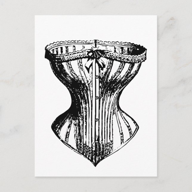 CORSET VINTAG POSTCARDS POSTKARTE (Vorderseite)
