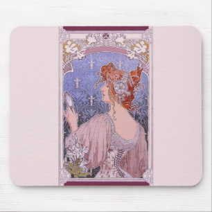 Corseted Woman Mouse Pad Mousepad