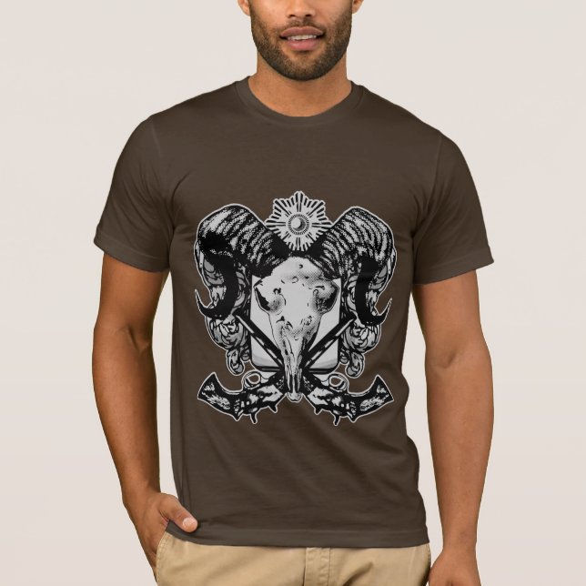 CORSICAN-RAM-KOPF T-Shirt (Vorderseite)