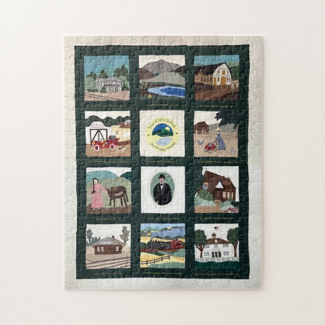 Corte Madera Commemorative Quilt Puzzle (Vertikal)