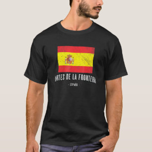 Cortes De La Frontera Spanien Es Flag City - Bande T-Shirt