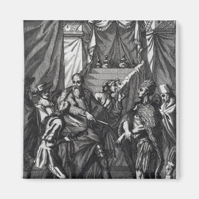 Cortes und Montezuma Magnet (Vorne)