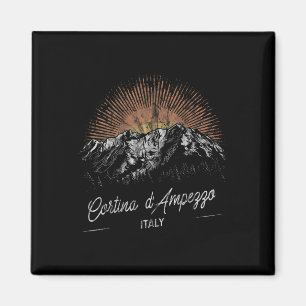 Cortina D'ampezzo Berge Italien Wandern im Freien Magnet