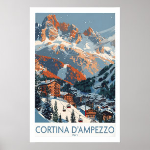 Cortina dampezzo Druck Italien 1 Poster