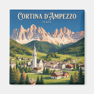 Cortina d'Ampezzo Italien Magnet