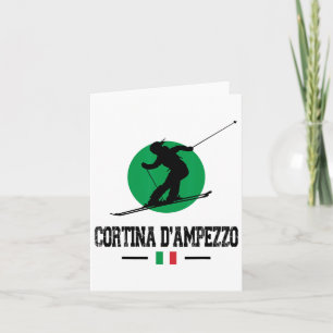 Cortina D'ampezzo Italien Ski Resort Alps Italien Karte