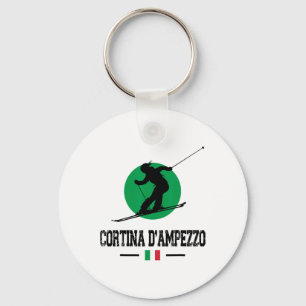 Cortina D'ampezzo Italien Ski Resort Alps Italien Schlüsselanhänger