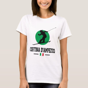 Cortina D'ampezzo Italien Ski Resort Alps Italien T-Shirt
