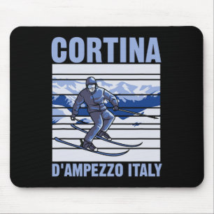 Cortina D'ampezzo Italien Skifahren  Mousepad