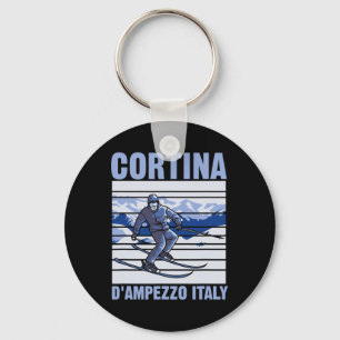 Cortina D'ampezzo Italien Skigebiet  Schlüsselanhänger