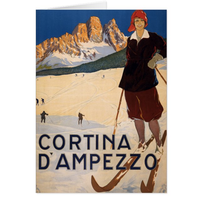 Cortina d'Ampezzo Vintage Skipass (Vorne)