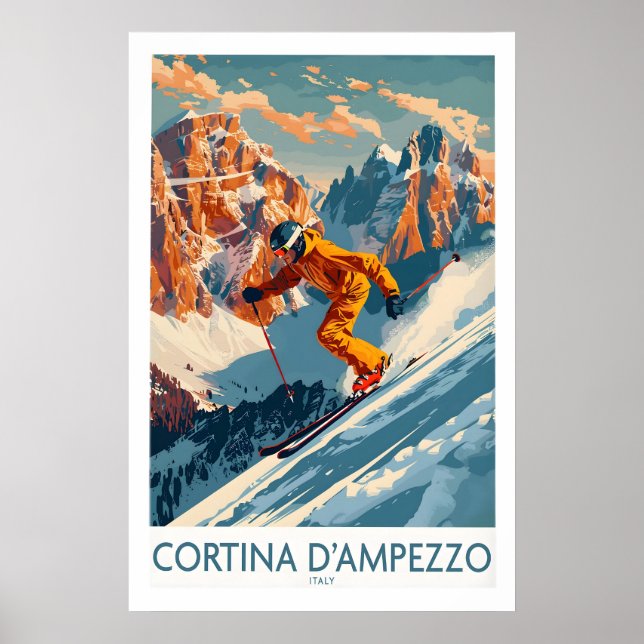 Cortina dampezzo Wall Art 1 Poster (Vorne)