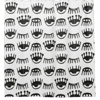 Cortina de Baño Ojos Duschvorhang