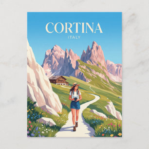 CORTINA ITALIEN POSTKARTE