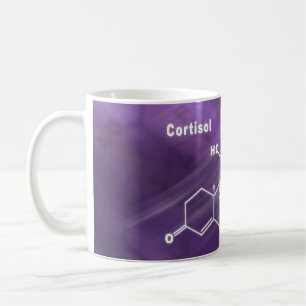 Cortisol Hormone Strukturchemische Formel Kaffeetasse