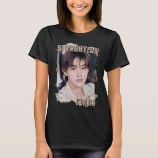 CORTISs Seonghyeon Kpop Boygroup Schwarz und Weiß  T-Shirt