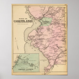 Cortland, Croton-Landung, New York Poster