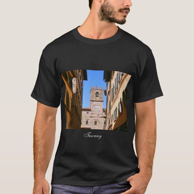 Cortona. Italien. Toskana T-Shirt (Vorderseite)
