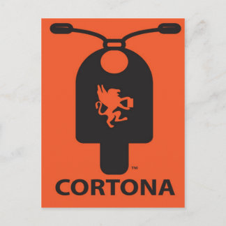 Cortona Scooter Postcard Postkarte