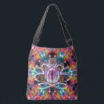 Coruscation Zen Lotus Tragetaschen Mit Langen Trägern<br><div class="desc">In a stellar kaleidoscope the spirit of the Zen Lotus centers its energy. Center your energy and become as one with this cosmic tote of the new age. Pack your bag with your mat and block and blanket and head for the ashram to do your practice. Perfect for all your...</div>