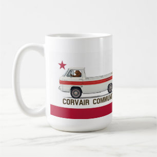 Corvair Community California Rampy Flagge Kaffeetasse