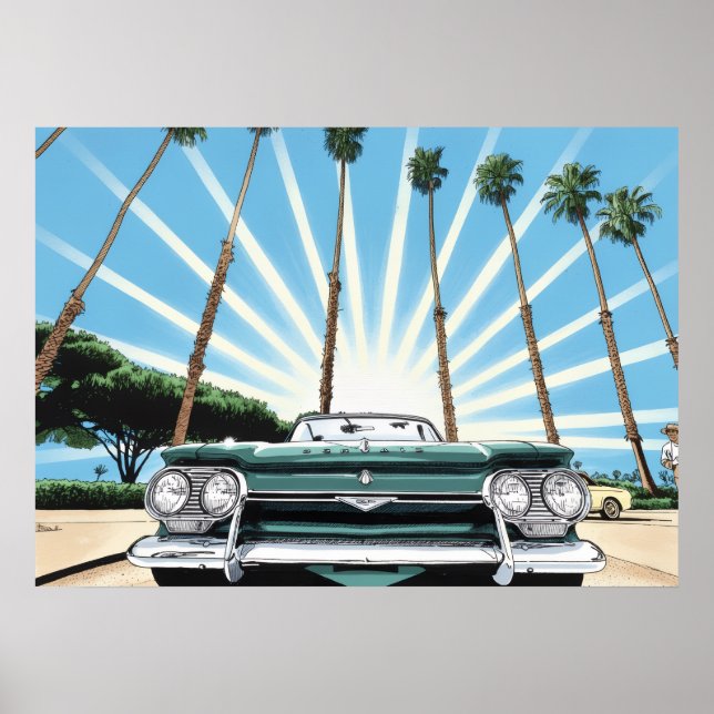 Corvair Pop Art Poster (Vorne)