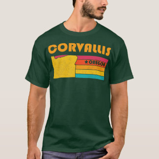 Corvallis Oregon Vintag Distressed Souvenir T-Shirt