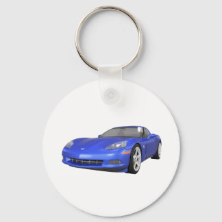 Corvette 2008: Sportwagen: Blue Finish: Schlüsselanhänger