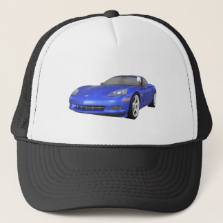 Corvette 2008: Sportwagen: Blue Finish: Truckerkappe