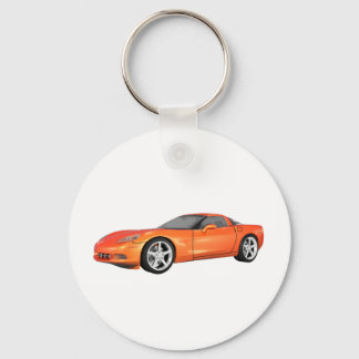 Corvette 2008: Sportwagen: Orange Fertig: Schlüsselanhänger