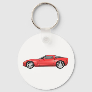 Corvette 2008: Sportwagen: Red Finish: Schlüsselanhänger