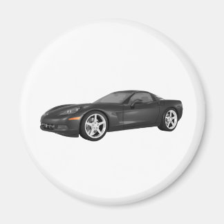 Corvette 2008: Sportwagen: Schwarze Finish Magnet