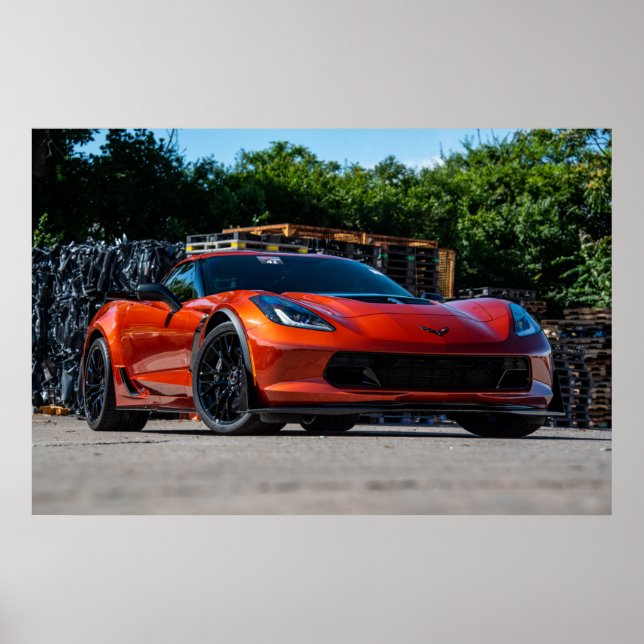 Corvette C7 Z06 Poster (Vorne)