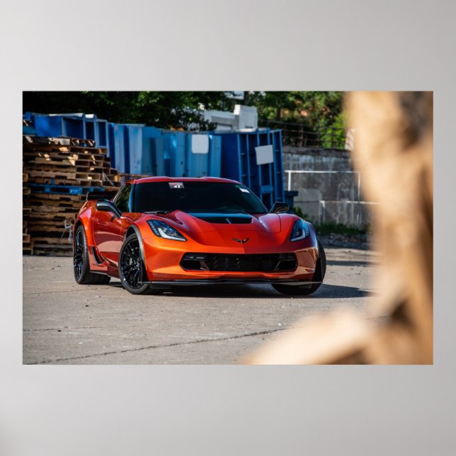 Corvette C7 Z06 Poster (Vorne)