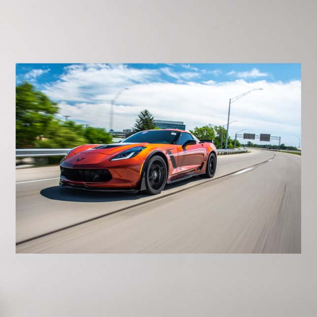 Corvette C7 Z06 Poster (Vorne)