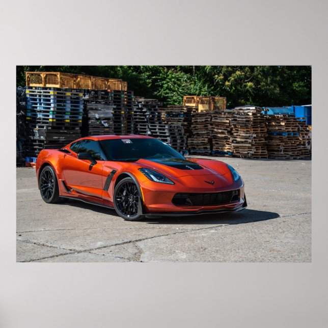 Corvette C7 Z06 Poster (Vorne)