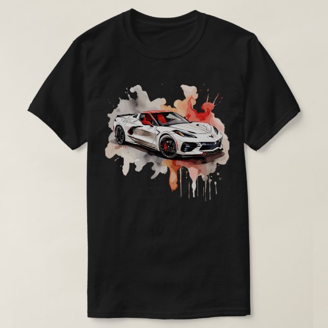 Corvette c8 T-Shirt (Design vorne)