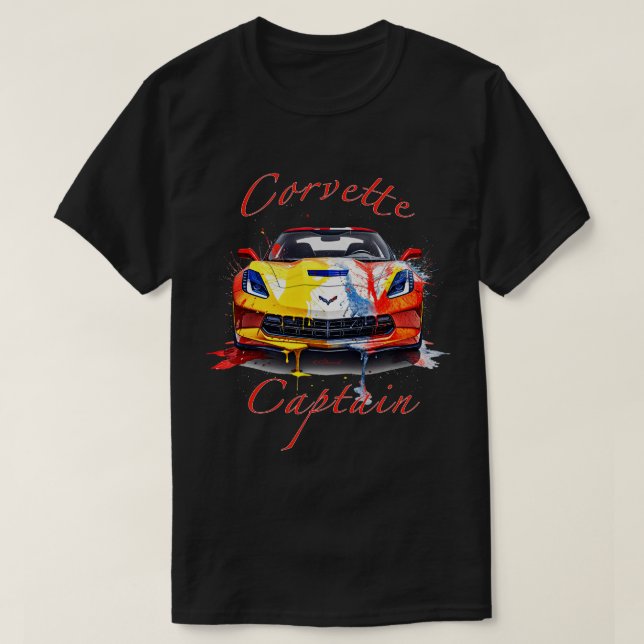 Corvette Captain T-Shirt (Design vorne)